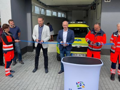 Nová výjezdová základna ZZS JčK ve Veselí nad Lužnicí